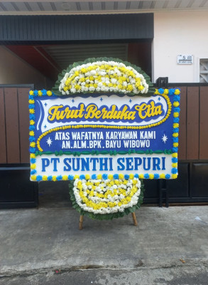 Papan Bunga Duka di Silat Hilir